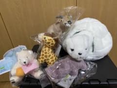 天王寺動物園ホウちゃんぬいぐるみなど5体セット マスコット　ぬいぐるみのサムネイル