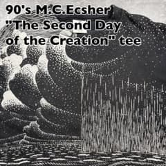 90s M.C. Escher 天地創造の二日目 Tシャツ USA製 シングル - メルカリ