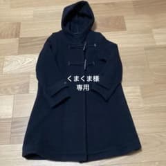 Aライン　ダッフルコート　ブラックのサムネイル