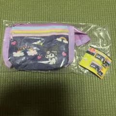 サンリオ　デニムペンケース風ポーチキーホルダー　くろみのサムネイル