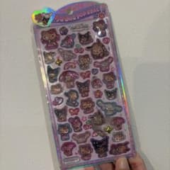 amiさま専用《正規品》うるちゅるポップシール 日焼けキティ おはじきシールのサムネイル