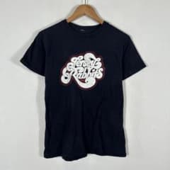 Forever Rules 半袖Tシャツ ネイビー ロゴプリント 古着のサムネイル