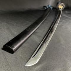 模造刀 防犯対策 演劇 撮影 黒鞘 龍鍔 刀剣 武具 コスプレ 全長約103cm