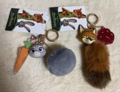 しまむら ズートピア 立体チャーム キーホルダー ジュディ ニック