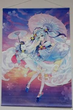 얼음 * 님 눈 미쿠 SNOWMIKU 2023 B2 태피스트리 KEI