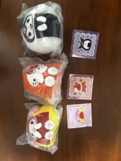 サンリオ niccolino ぬいぐるみマスコット ステッカー付のサムネイル
