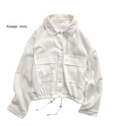 極美品♡25SS Arpege story テンセルコットンシアーブルゾン　M 美品 25SS アルページュストーリー テンセルコットンシアーブルゾン