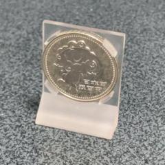 【2個セット】コインスタンド　500円サイズ　万博記念硬貨　ミャクミャク記念貨幣