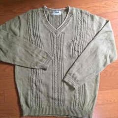 CROCODILE Vネック  ニット セーターのサムネイル