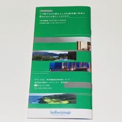 マンモス様 西武 株主優待券 2023年のサムネイル