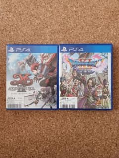 PS4 ソフト 2本セット イースIX ドラゴンクエストXIのサムネイル