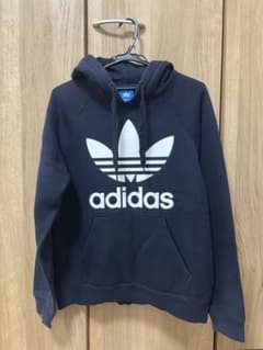 adidas トレフォイルロゴ パーカー ブラックのサムネイル