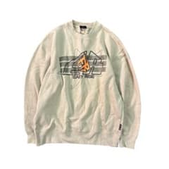 7AS3 【EASY RISE】Printed Sweatshirt (Used)