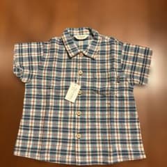 bebe チェック柄 半袖シャツ 90cmのサムネイル