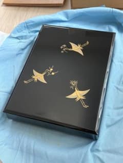 平安象彦京漆器 「松喰鶴」手文庫　桐箱入り 平安象彦京漆器 「松喰鶴」手文庫 桐箱入り - メルカリ