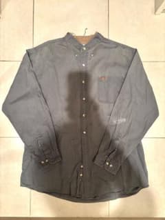 Carhartt ワークシャツ　カーキ　ノーカラーのサムネイル