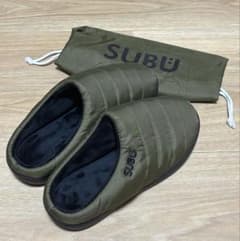 SUBU スリッパ オリーブ 収納袋付きのサムネイル