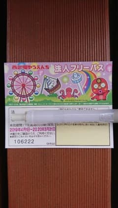 ☆ひらひら様専用☆ 西武遊園地 フリーパス 5枚セットのサムネイル