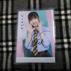 ノイミー 河口夏音 イコノイフェス生写真 チュウ 直筆のサムネイル