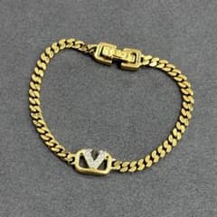 ⭐️美品❣️本物⭐️】VALENTINO Vロゴ チェーンブレスレット 