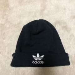 adidas アディダス ニット帽　黒　値下げしましたのサムネイル