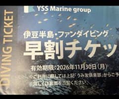 伊豆半島・2ダイビング「早割チケット」✖️3枚のサムネイル