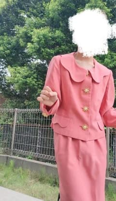 バブリースーツ ピンク 80年代 - メルカリ