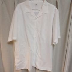 UNIQLO オープンカラーシャツ 半袖 XL 白のサムネイル