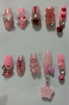 ネイルチップ　付け爪　キッズ子供ギャルのサムネイル