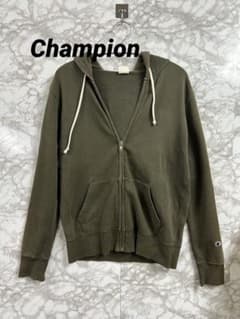 Champion✨チャンピオン オリーブ フルジップパーカー Lのサムネイル