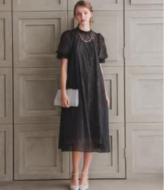 ドリードール Aラインシアードレス ブラック M - メルカリ