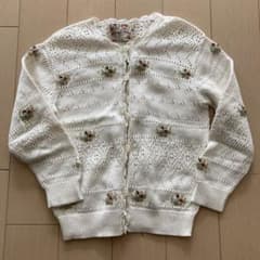 familiar☆Peter Rabbit 花柄刺繍 カーディガンのサムネイル