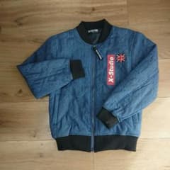 ★美品★  MA-1 デニムブルゾン150サイズ(中綿入り)のサムネイル