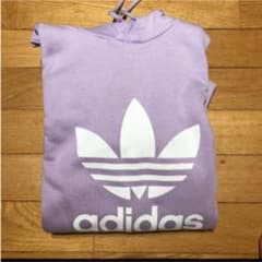 adidas パーカー 紫 パープル Mのサムネイル