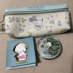 ポチャコ　POCHACCO ペンケース グッズ3点セットのサムネイル
