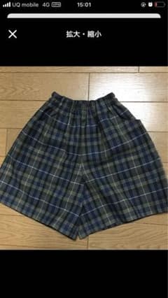 《お受験　通塾　学校見学》familiar チェックキュロットのサムネイル