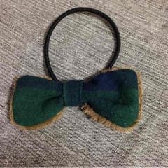 ハンドメイド∞もこもこリボンヘアゴムのサムネイル
