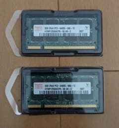 メモリ 2GB 2Rx8 PC2-6400S-666-12 x ２個のサムネイル