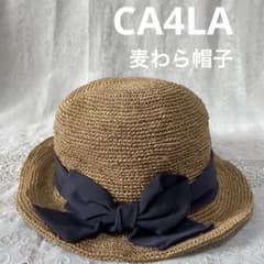 CA4LA カシラ 麦わら帽子 リボン 帽子 - メルカリ