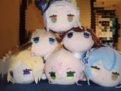 ホロライブ 寝そべりぬいぐるみ マスコット 7個セットのサムネイル