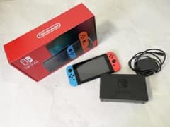 Nintendo Switch 本体 赤/青 Joy-Con 箱付き - メルカリ