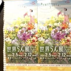 世界らん展2025 無料鑑賞チケット 4枚 世界らん展２０２５東京ドームご鑑賞券３枚 - メルカリ