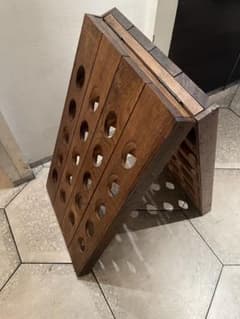 オークウッド　ワインラック　ピュピトル　シャンパーニュ　４０本 オークウッド ワインラック ピュピトル シャンパーニュ 40本 - メルカリ