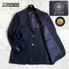 J.PRESS 紺ブレ　金ボタン　ジャケット　AUTHENTIC MODEL ✨美品◇J.PRESS◇AUTHENTIC MODEL 紺ブレザー 金ボタン L - メルカリ
