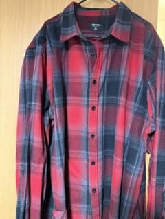 た*も様 SHAKA WEAR 2XL レッド ブラック チェックネルシャツのサムネイル