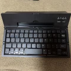 Bluetooth 折りたたみ式キーボード QWERTY 黒