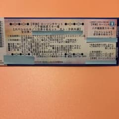 八千穂高原スキー場1日リフト券のサムネイル