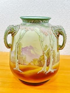 オールドノリタケ ホワイトウッドランド 花瓶 盛上 Noritake オールドノリタケ ホワイトウッドランド 花瓶 盛上 Noritake - メルカリ