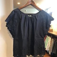 ユナイテッドアローズ レース トップス 黒のサムネイル