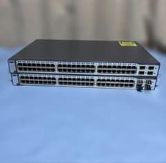 Cisco catalyst WS-C3750-48TS-S 2台セット - メルカリ